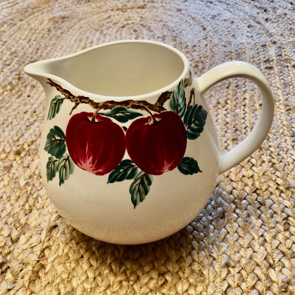 🍎 SALE Large 64oz Pitcher, NANCY CALHOUN Bella Roma Cafe Classico - Picture 2 of 9